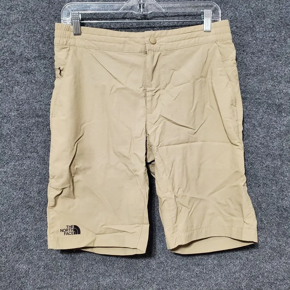 The North Face Shorts Mens Medium Beige Paramount Horizon Outdoor Nature Hiking